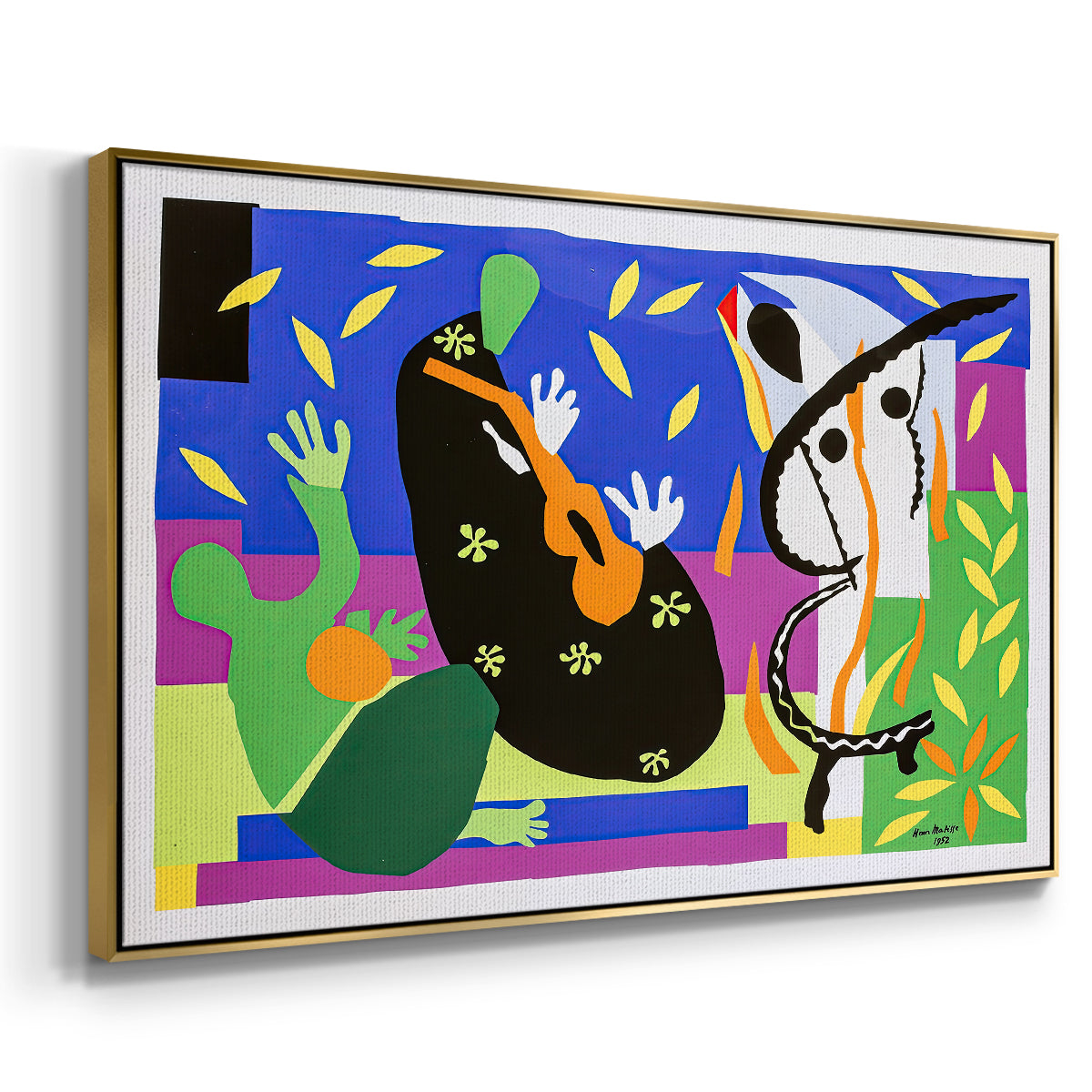 The Sorrows of the King, 1952 - Floater Framed Canvas Print