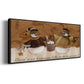 Snowballs - Floater Framed Canvas Print