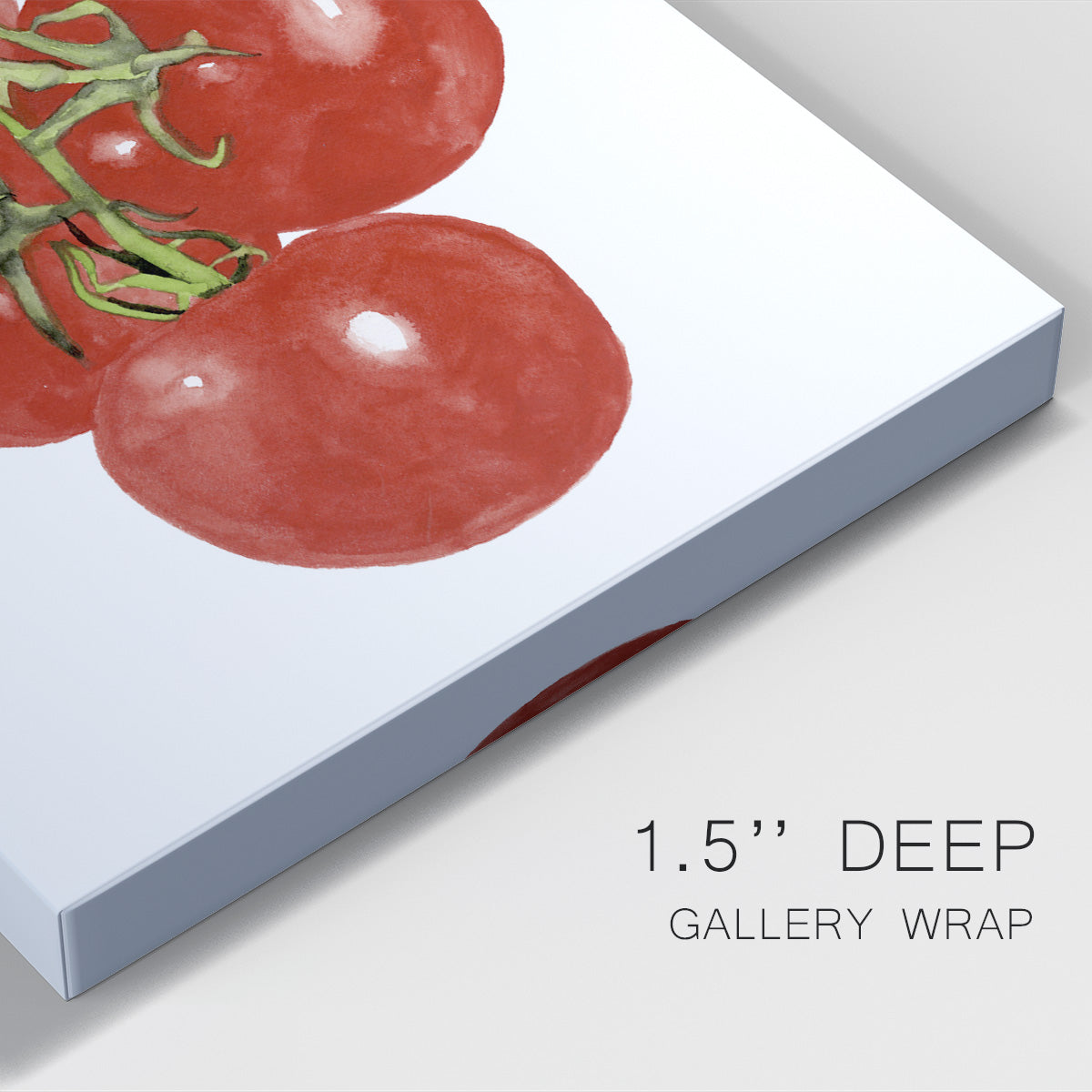 Watercolor Veggie IV Premium Gallery Wrapped Canvas - Ready to Hang