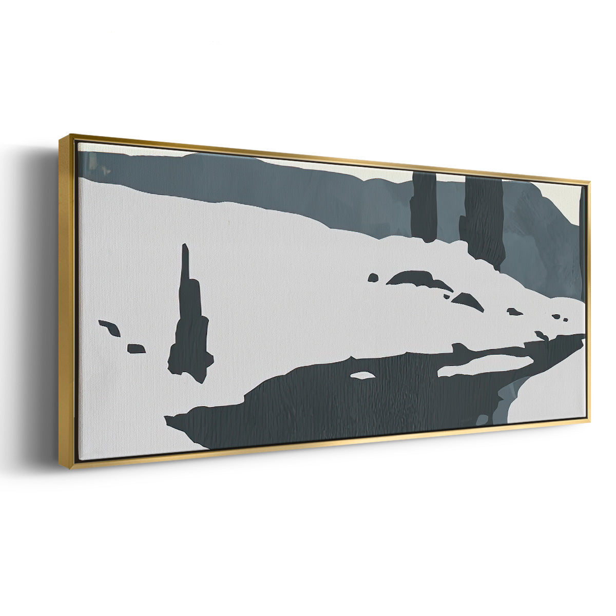 Cutter Island II - Floater Framed Canvas Print