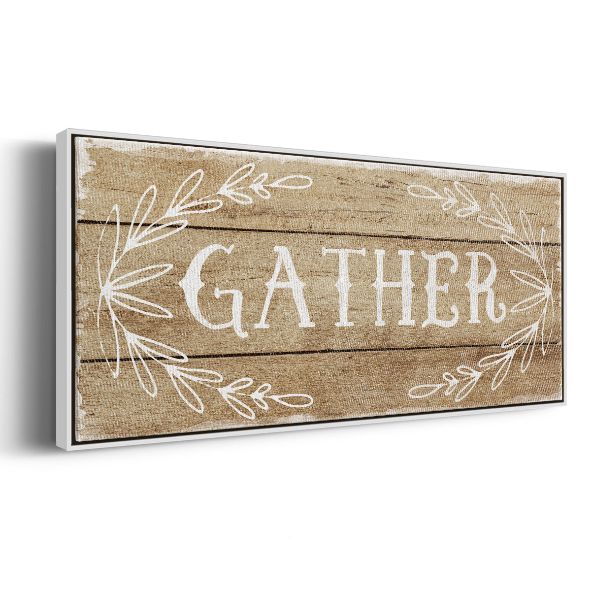 Gather - Floater Framed Canvas Print