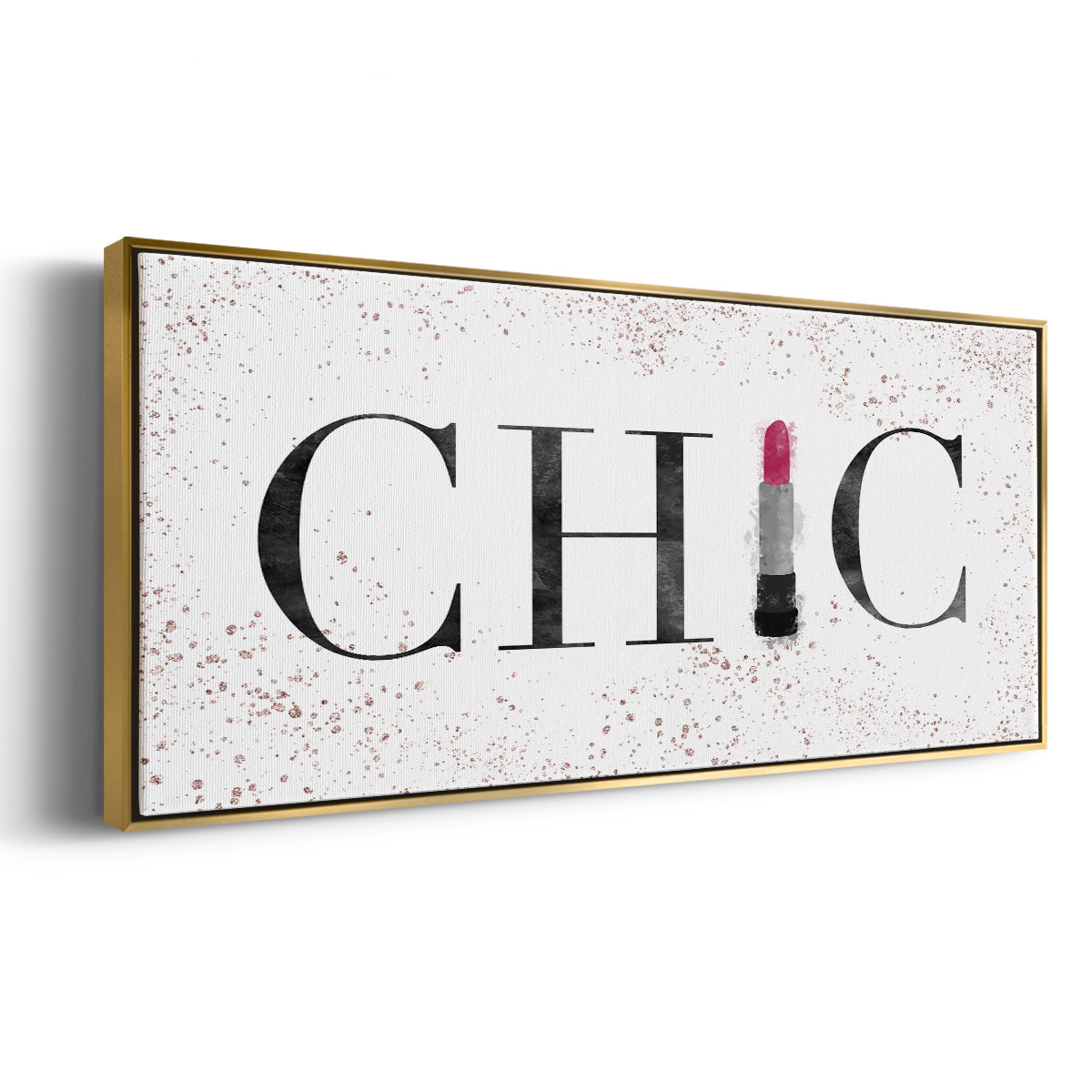 Chic - Floater Framed Canvas Print