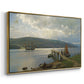 The Jetty at Feste near Moss, 1898 - Floater Framed Canvas Print
