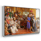 The Finding of the Saviour in the Temple, 1854-1860 - Floater Framed Canvas Print