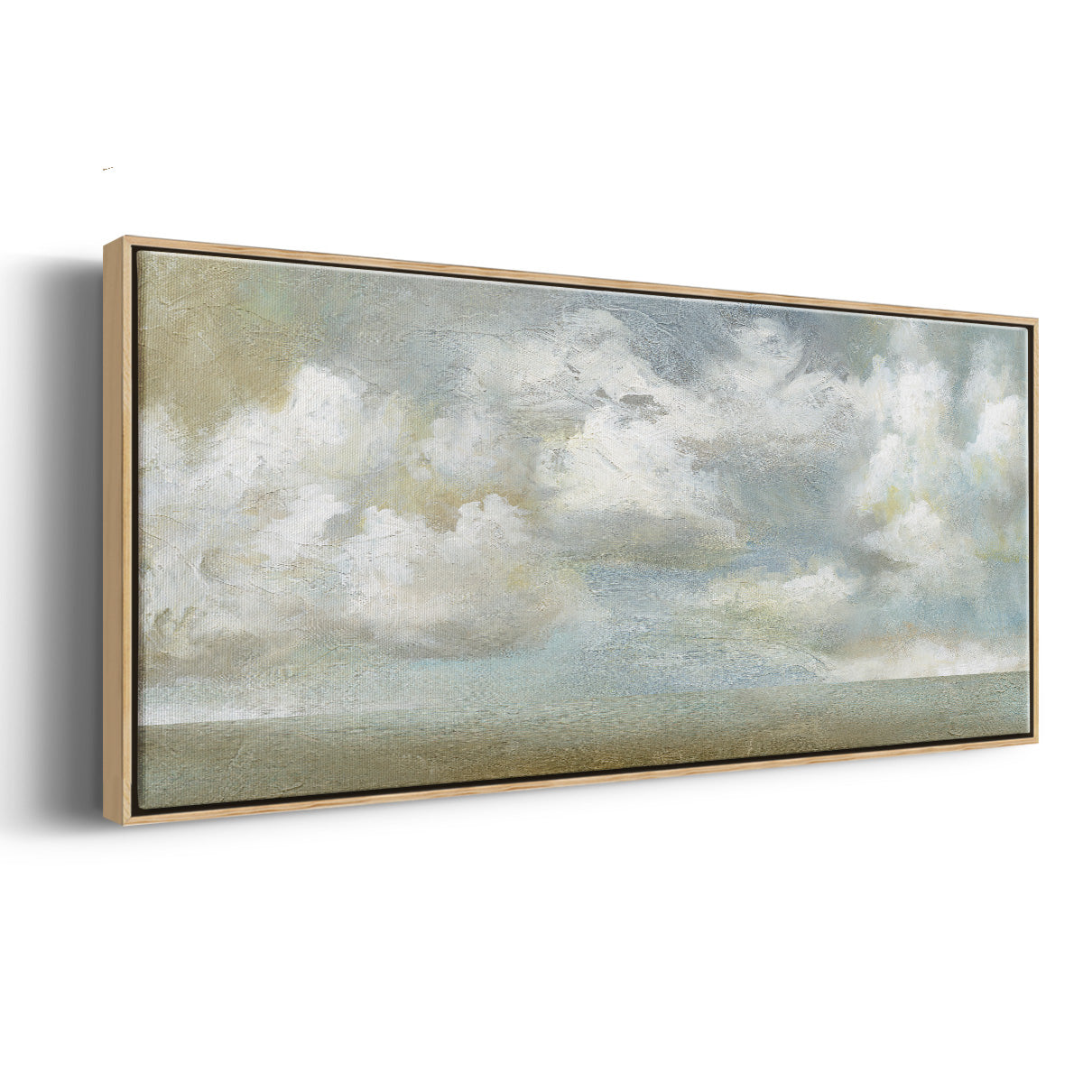 Cloudscape Vista III - Floater Framed Canvas Print
