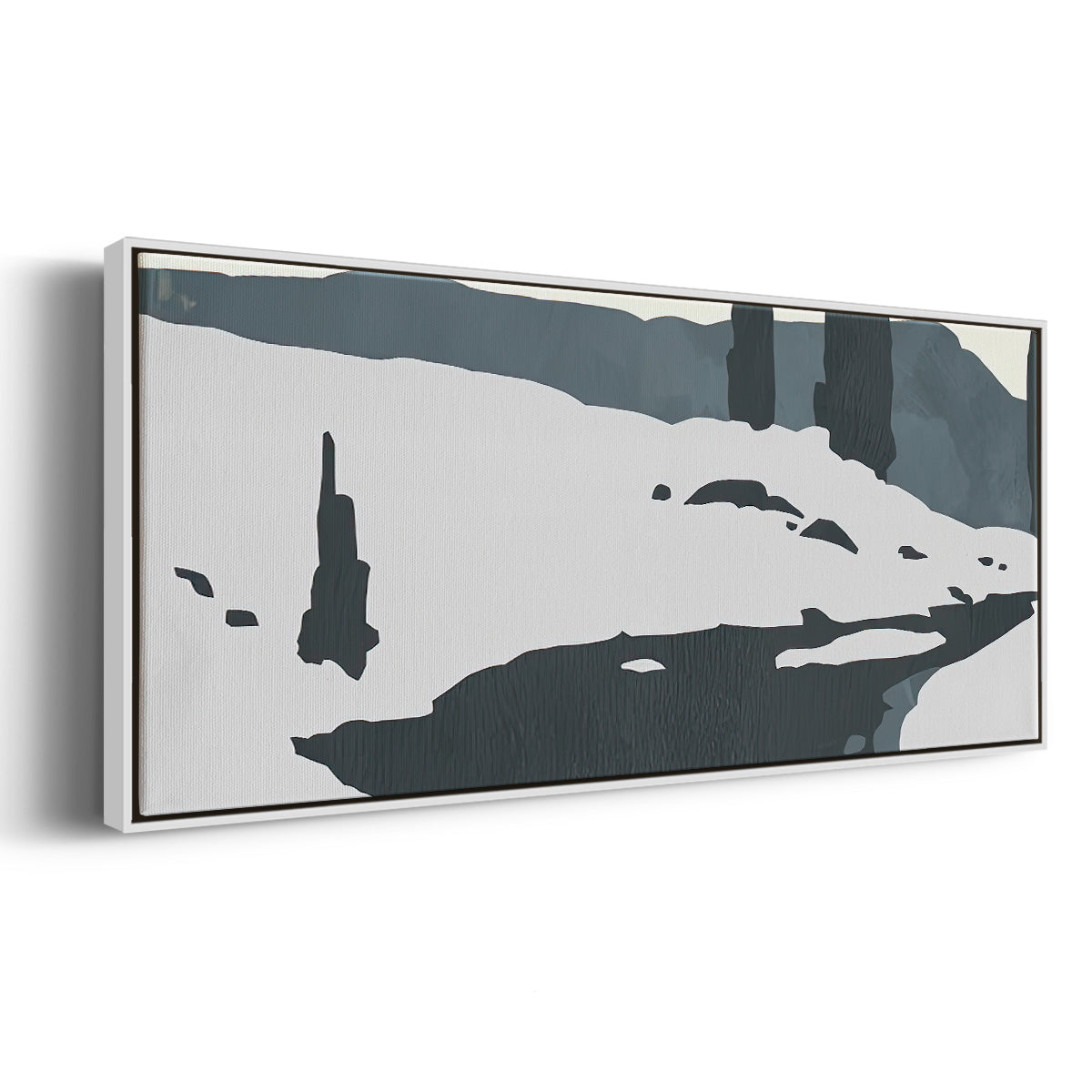 Cutter Island II - Floater Framed Canvas Print