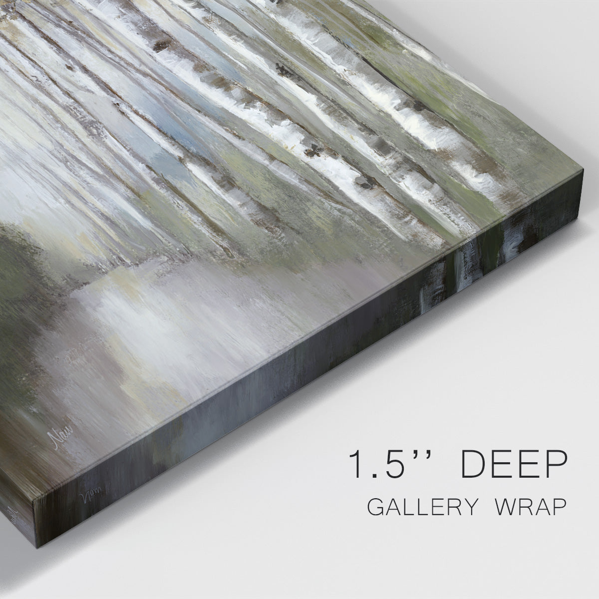 Woodland Walk Neutral - Canvas Art Print