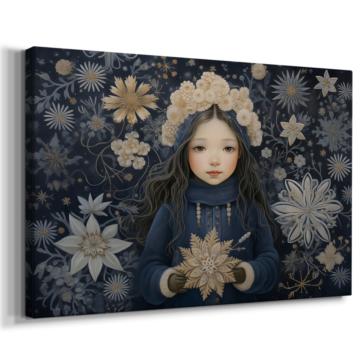 girl,flower,arrangement,floral,crown,bouquet,dark,background,intricate,design,beauty,nature,serenity,art,delicate,expression,winter,youth,elegance,patterns,holding,decoration,petals,flora,culture,portrait,creative,soft,whimsical,clothing,landscape,style,charm,hair,warmth,emotion,colors,peaceful