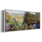 The Corner of the Garden at Montgeron, 1876 - Floater Framed Canvas Print