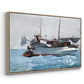 Taking on Wet Provisions, 1903 - Floater Framed Canvas Print