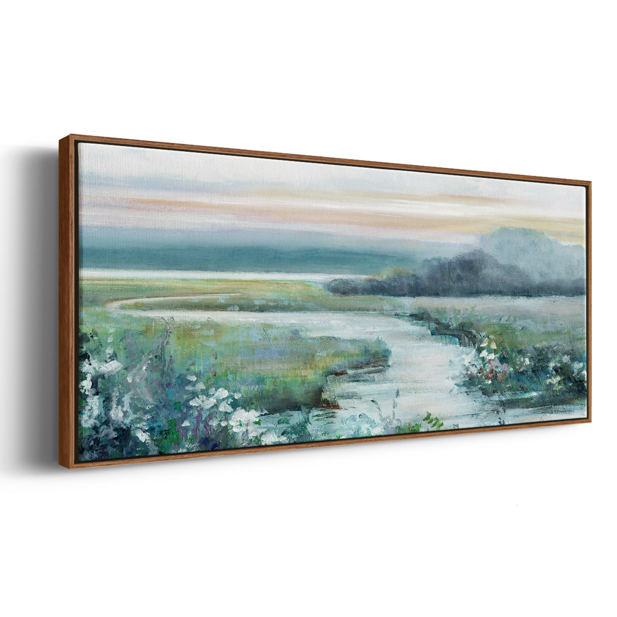 Eternity in Twilight - Floater Framed Canvas Print