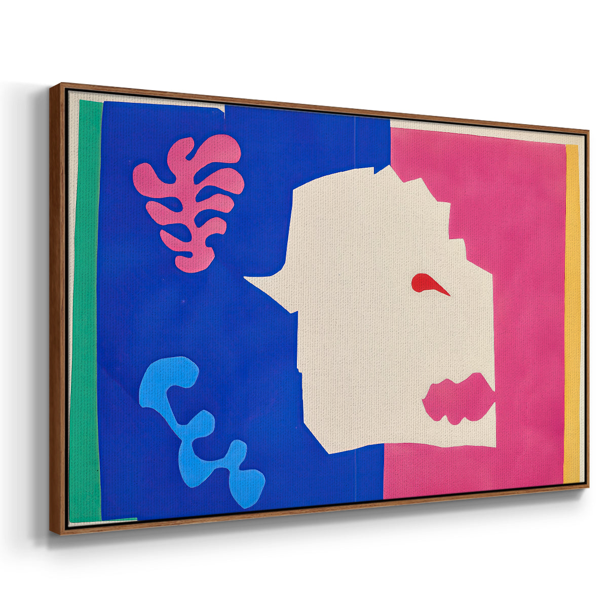 The Wolf (Le loup), from Jazz, 1947 - Floater Framed Canvas Print