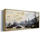 The Port of London, 1871 - Floater Framed Canvas Print