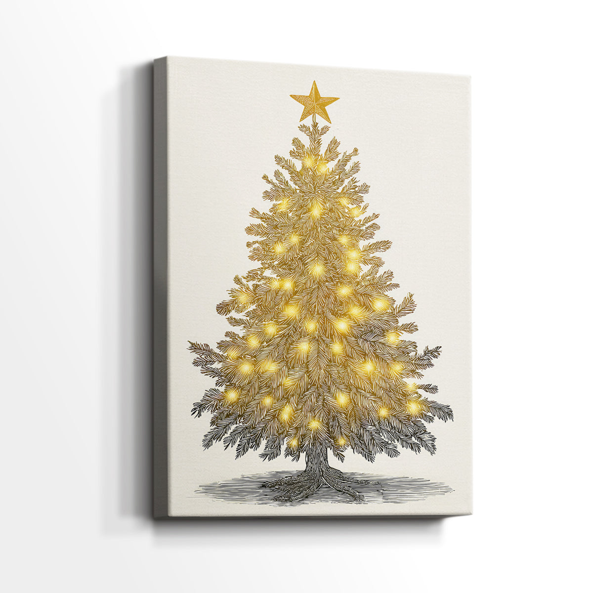 Golden Twilight at Midnight - Canvas Art Print