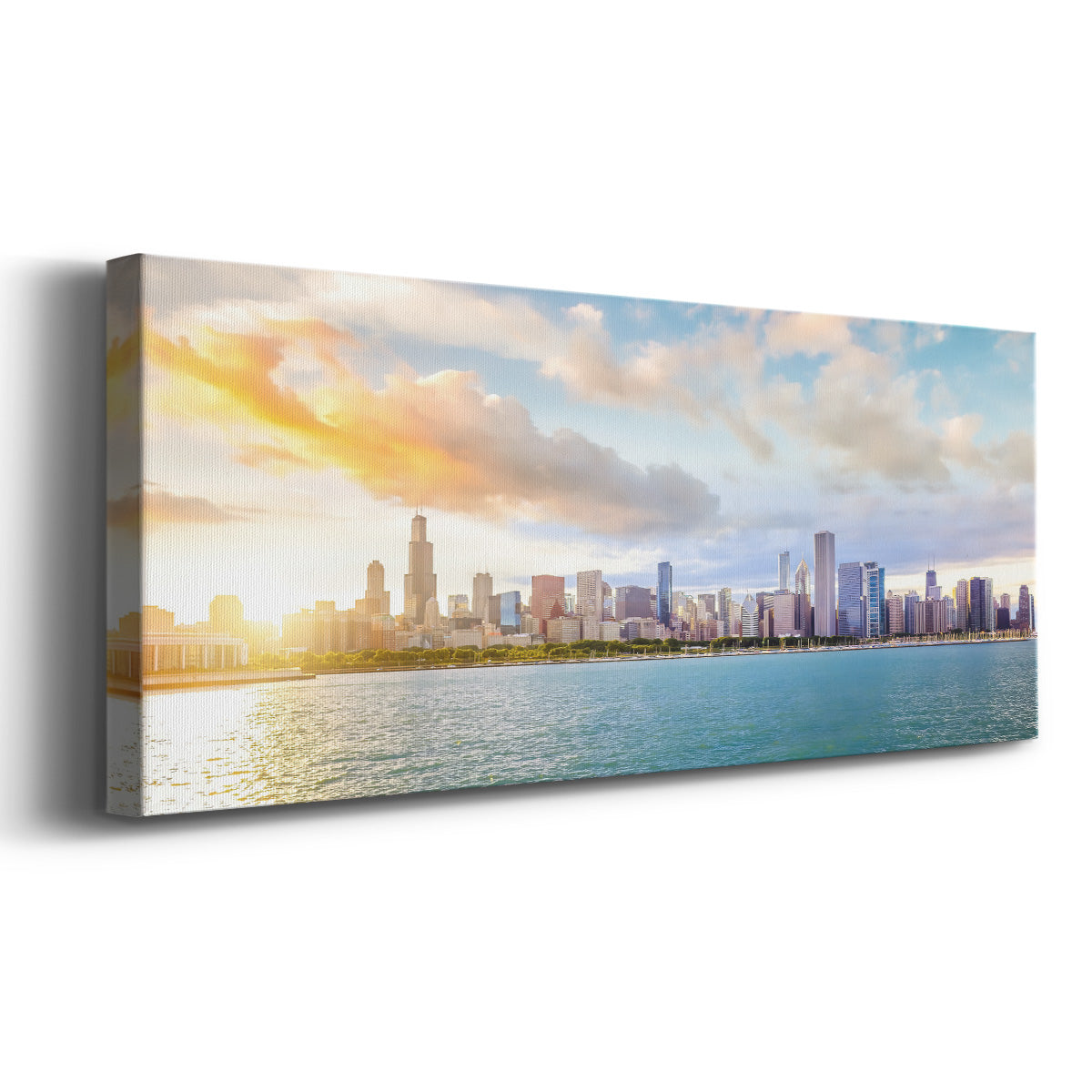 Chicago Skyline VII - Gallery Wrapped Canvas