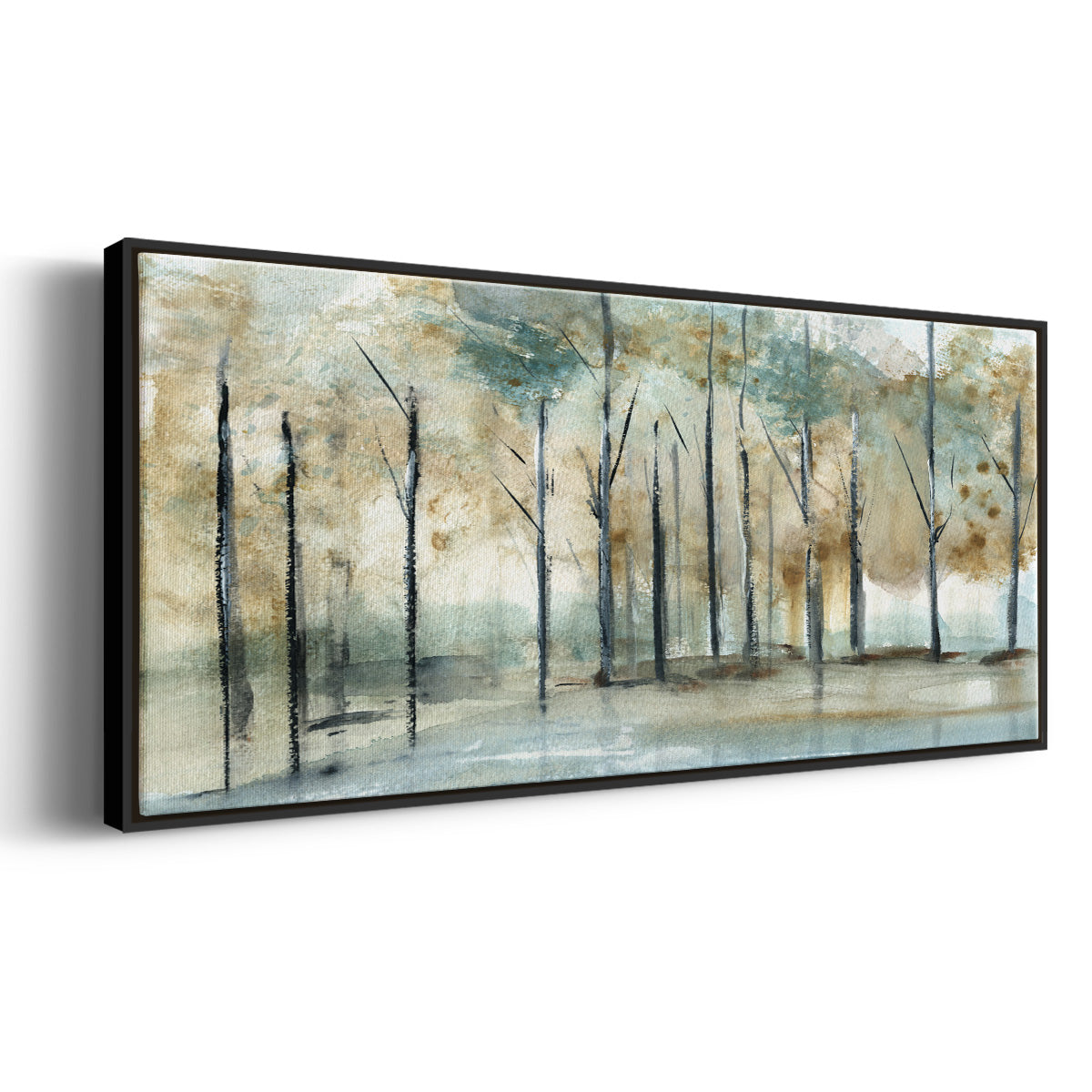 Debruce Light - Floater Framed Canvas Print