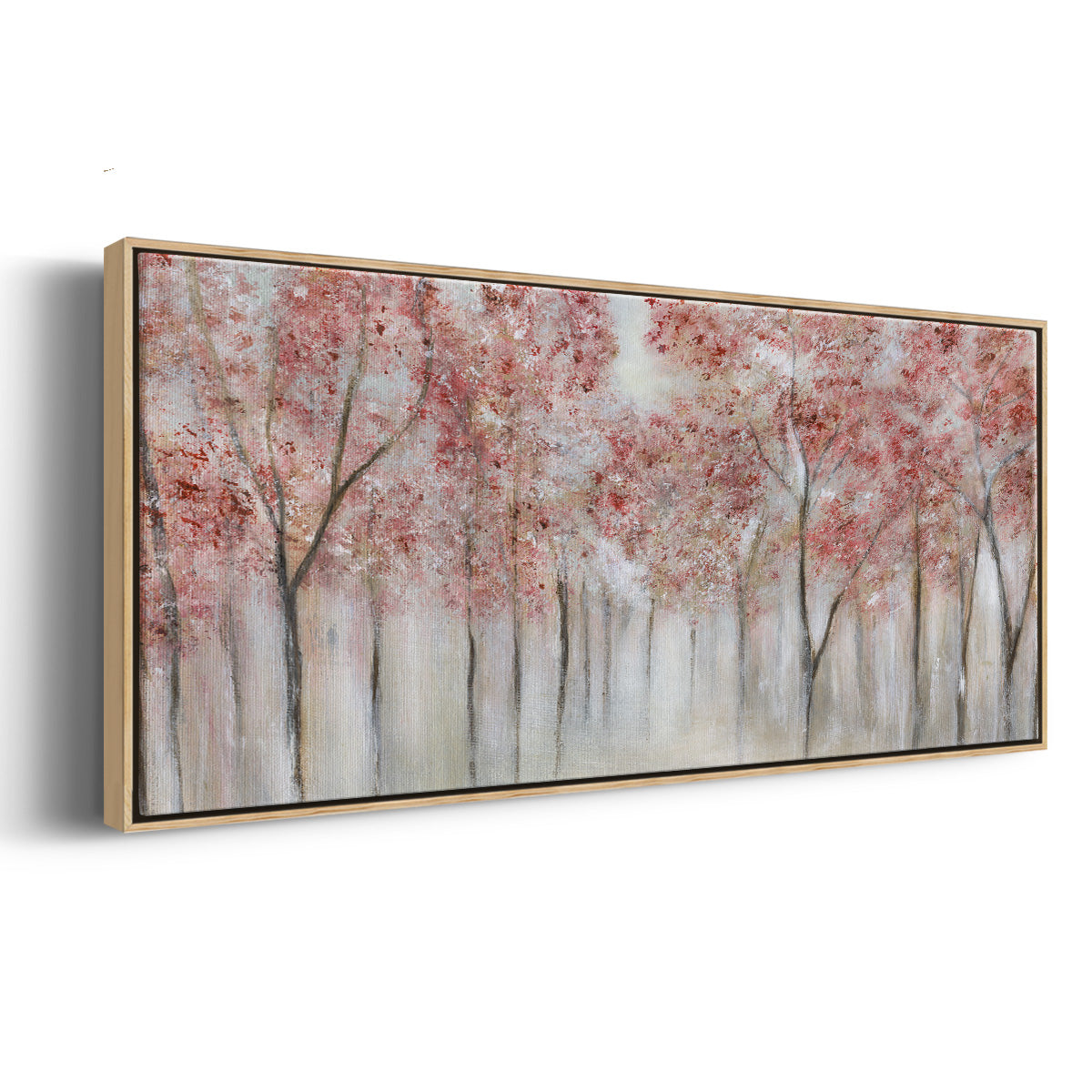 Blushing Spring - Floater Framed Canvas Print