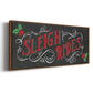 Sleigh Rides - Floater Framed Canvas Print