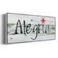 Alegria - Floater Framed Canvas Print