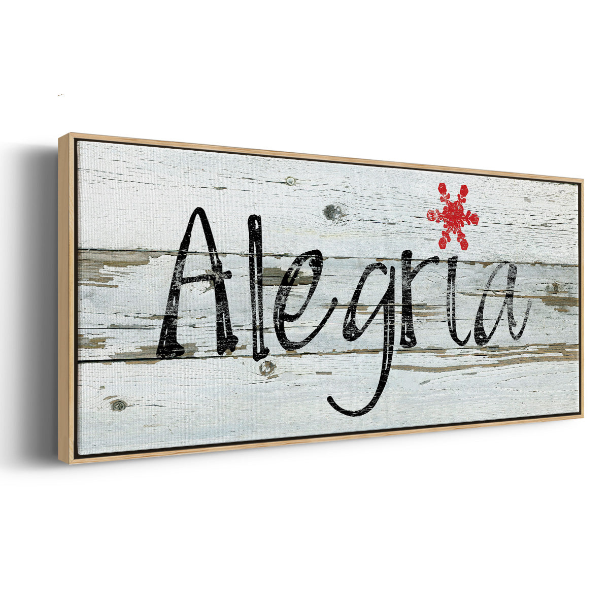 Alegria - Floater Framed Canvas Print