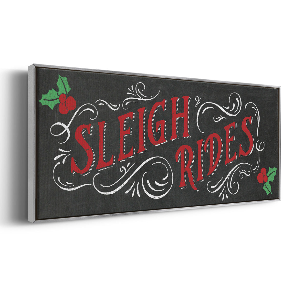 Sleigh Rides - Floater Framed Canvas Print