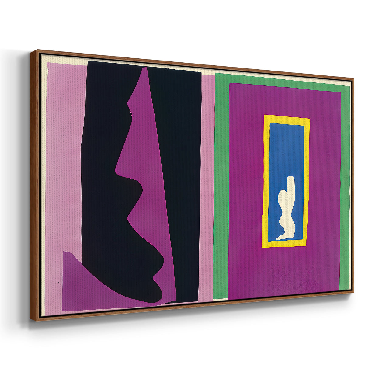 Destiny (Le destin), from Jazz, 1947 - Floater Framed Canvas Print