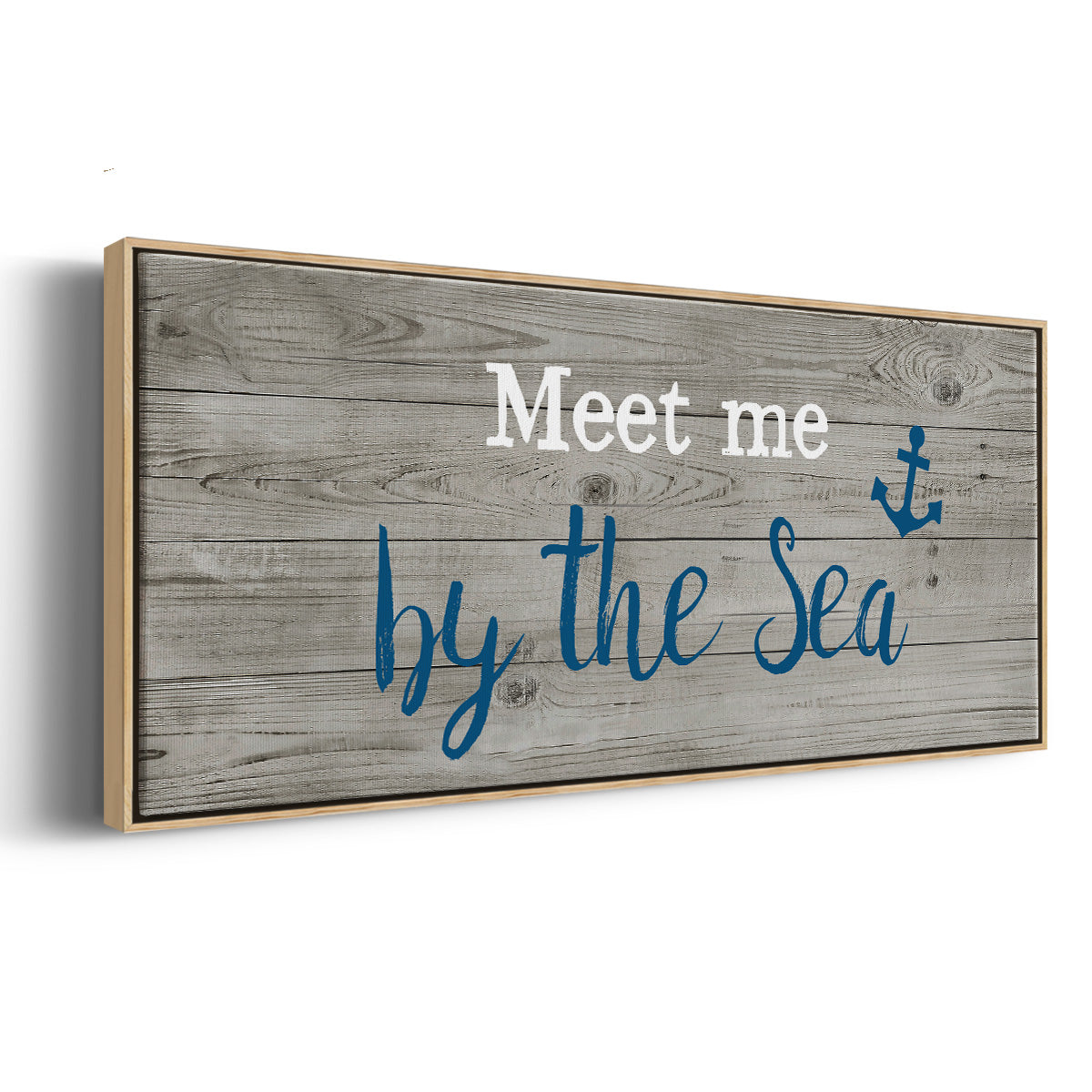 Meet Me - Floater Framed Canvas Print
