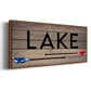 Lake Paddles - Floater Framed Canvas Print