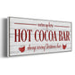 Hot Cocoa Bar - Floater Framed Canvas Print