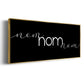 Nom Nom Nom - Floater Framed Canvas Print