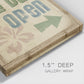 Beach Sign VI - Canvas Art Print