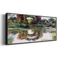 Rose Flowered Arches at Giverny, 1913 - Floater Framed Canvas Print