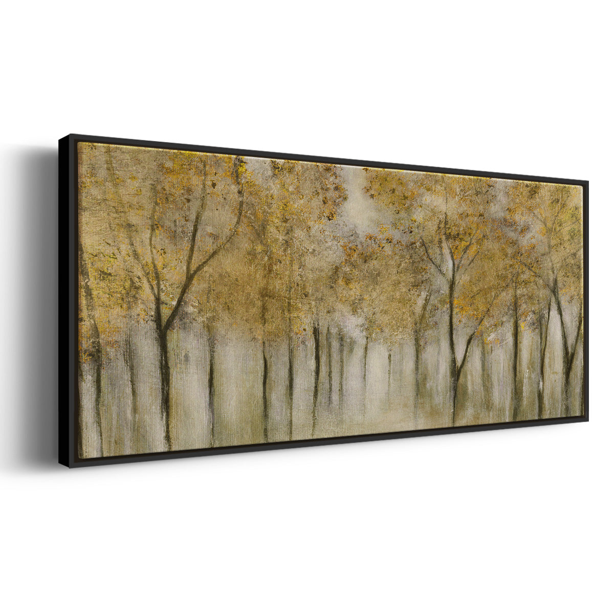 Golden Spring - Floater Framed Canvas Print