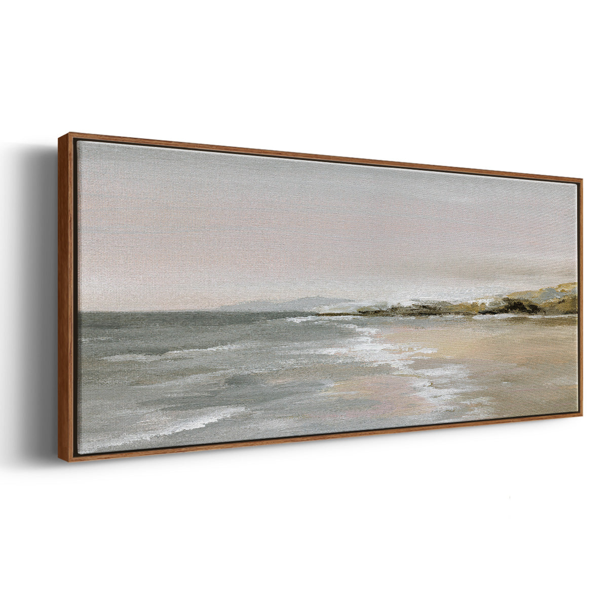 New Shore - Floater Framed Canvas Print