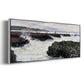 The Rocks at Pourville, Low Tide, 1882 - Floater Framed Canvas Print