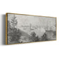 City of Detroit - Floater Framed Canvas Print