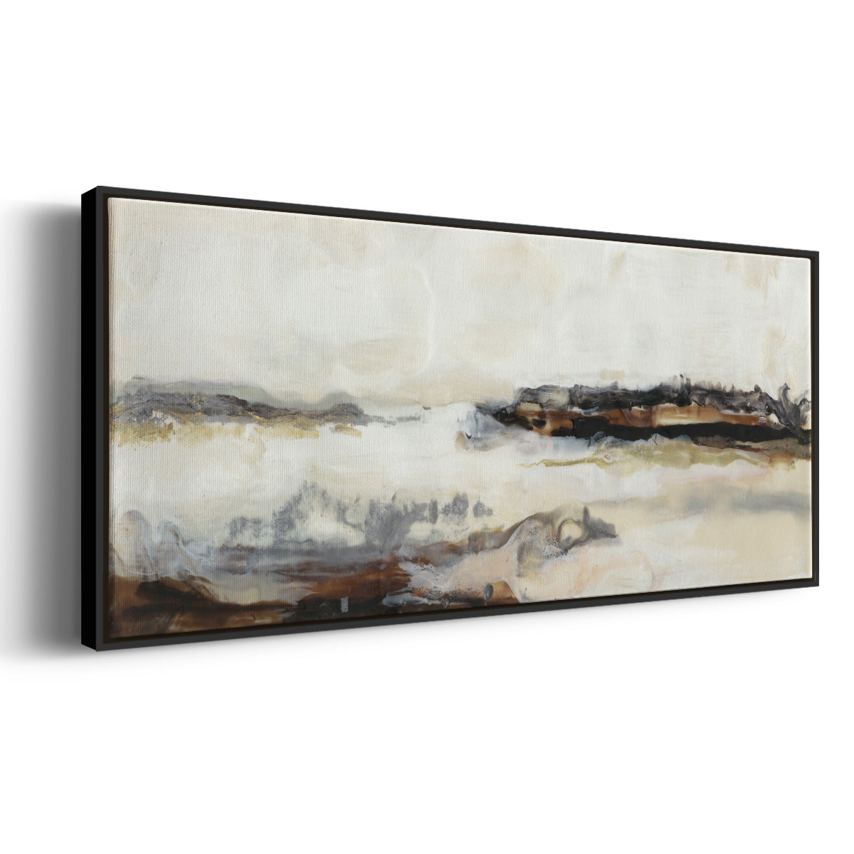Joyful Horizon II - Floater Framed Canvas Print