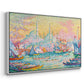 The Golden Horn, Constantinople, 1907 - Floater Framed Canvas Print