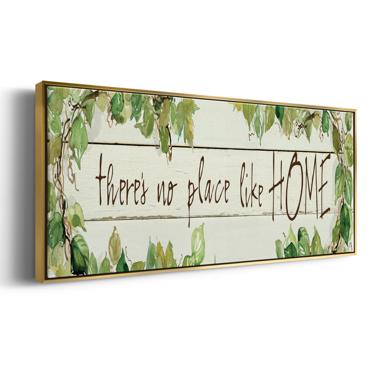 No Place Like Home - Floater Framed Canvas Print