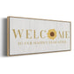 Welcome Happily Ever After - Floater Framed Canvas Print