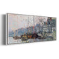 View of the Kromme Waal in Amsterdam - Floater Framed Canvas Print