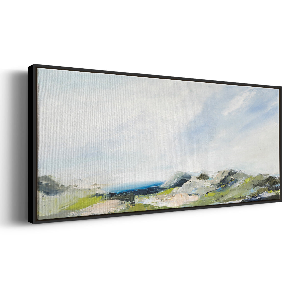 The Earth Sings - Floater Framed Canvas Print