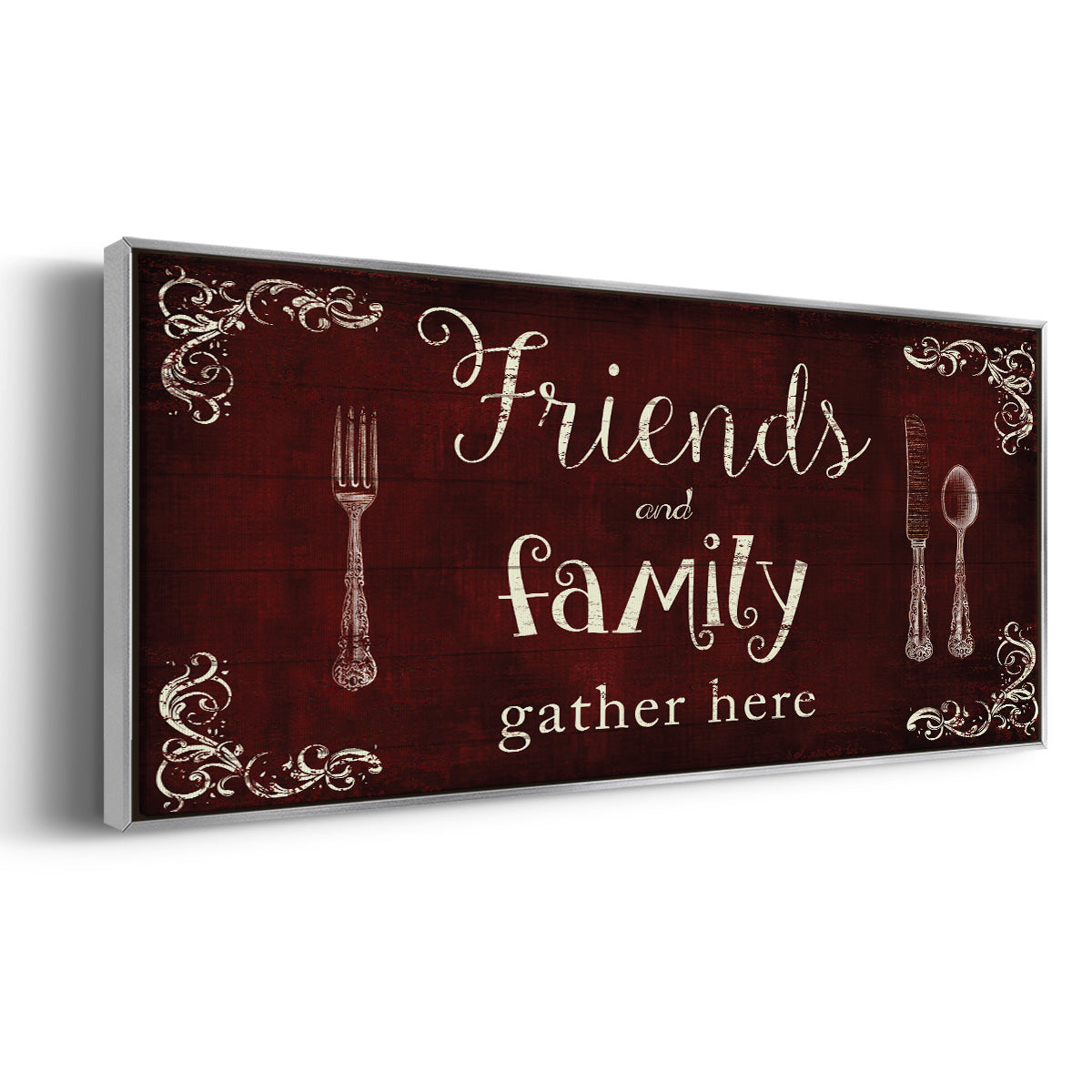 Friends and Family - Floater Framed Canvas Print