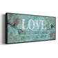 Love Between Us - Floater Framed Canvas Print