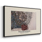 Honeysuckle (Tapestry Collection), 1874 - Floater Framed Canvas Print