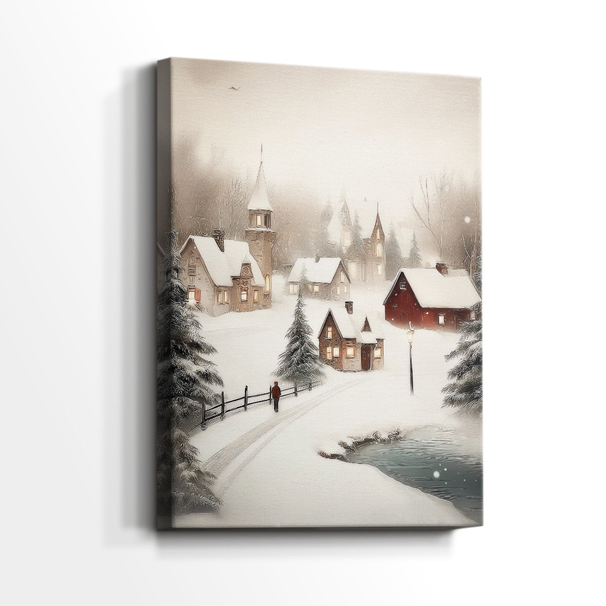 Frostlit Carol - Canvas Art Print