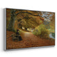 A Wooded Path in Autumn, 1902 - Floater Framed Canvas Print