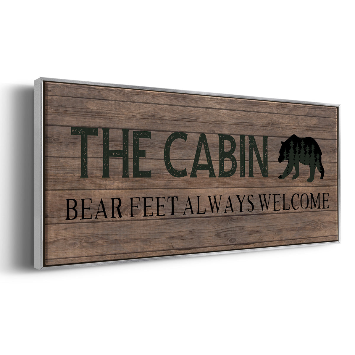 Bear Feet - Floater Framed Canvas Print