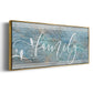 Family First - Floater Framed Canvas Print