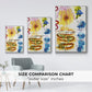 Flower Power II - Floater Framed Canvas Print